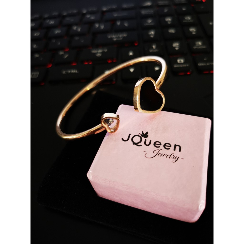 Gelang Bracelet Wanita Aksesoris Korea Cocok Hadiah GK052 rose gold cocok hadiah motif hati