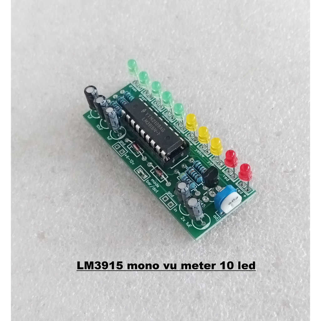 Modul Mono LM3915 VU Meter 10 Led