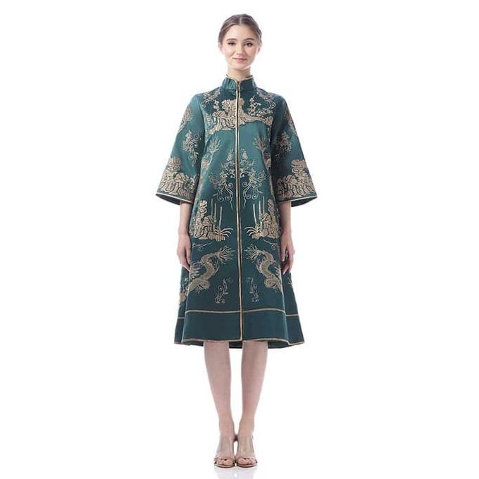 SISSAE QIPAO NILSINE OUTER, Green - XL