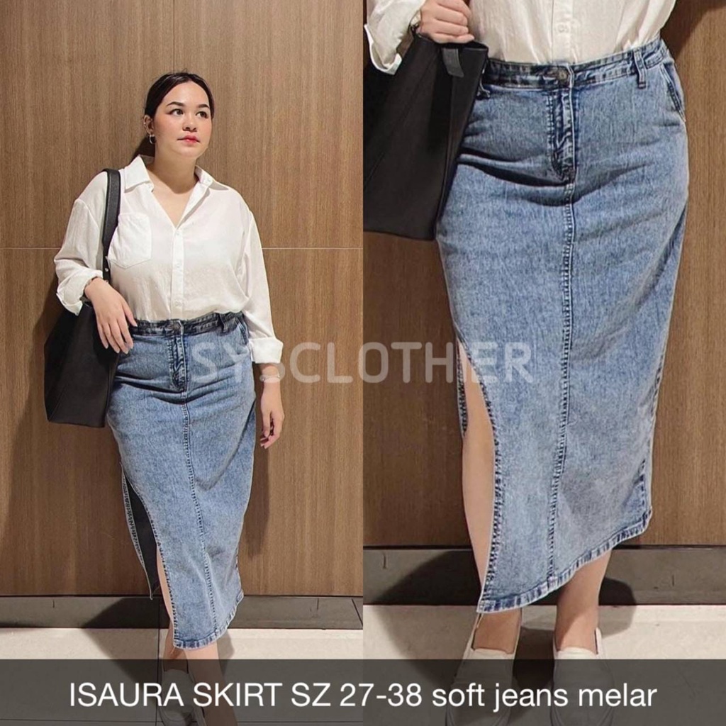 ROK JEANS WANITA ISAURA SKIRT SERIES -SYS CLOTHIER