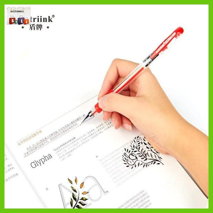 

Silutala- Gel Pen Pena Jel Pulpen Gel Artrink Q7 0.5 Mm - Hitam -Ori.