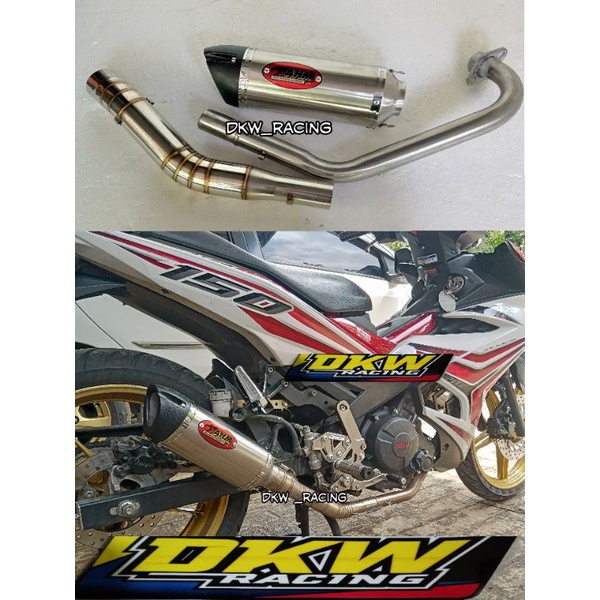 Knalpot Racing AHM M2 Series Pnp Jupiter MX King/MX New/ MX Old