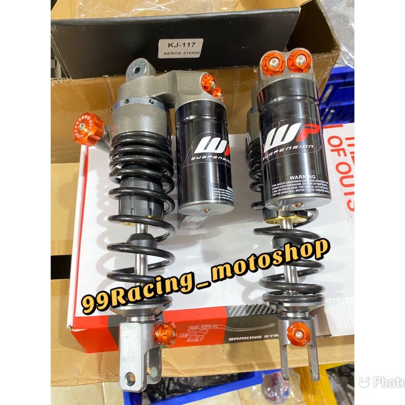 SHOCKBREAKER ATAU ShOcK KOJIMA COPY SHOWA WP STEL 310MM AEROX BONUS STICKER WP SUSPENSION