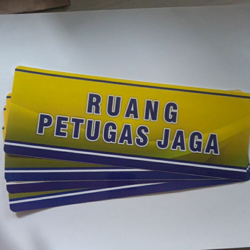

Stiker Ruang Petugas