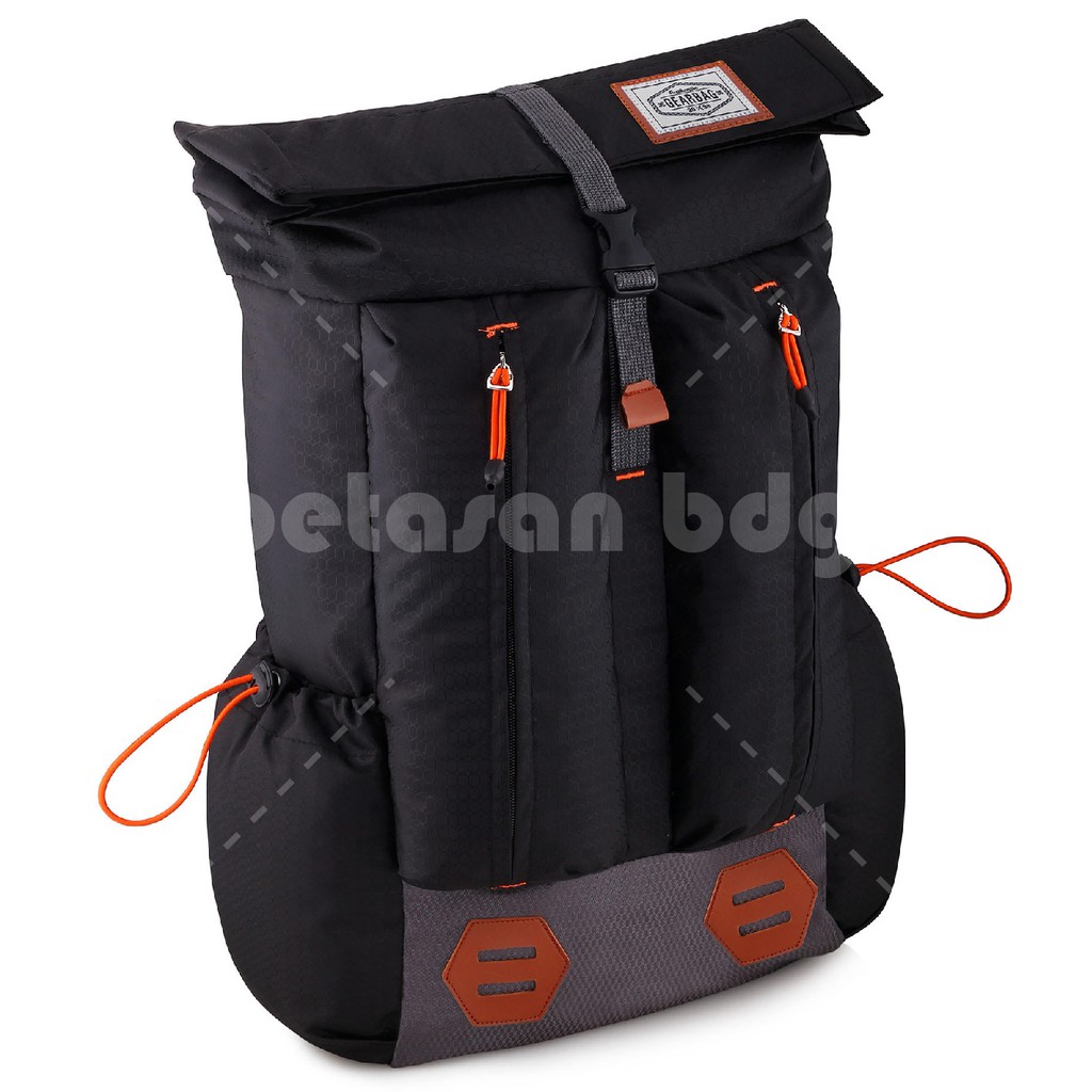 PTS -Gear Bag North East - Backpack NE- 88 - Misty Black + FREE Tactical Molle IMPORT - Black