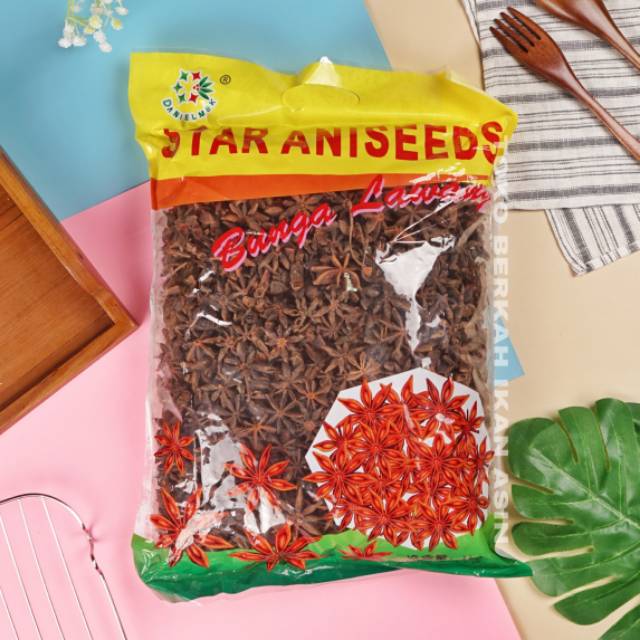 

Bunga Lawang Import 1kg / Kembang Lawang / Pekak Star Anise Import