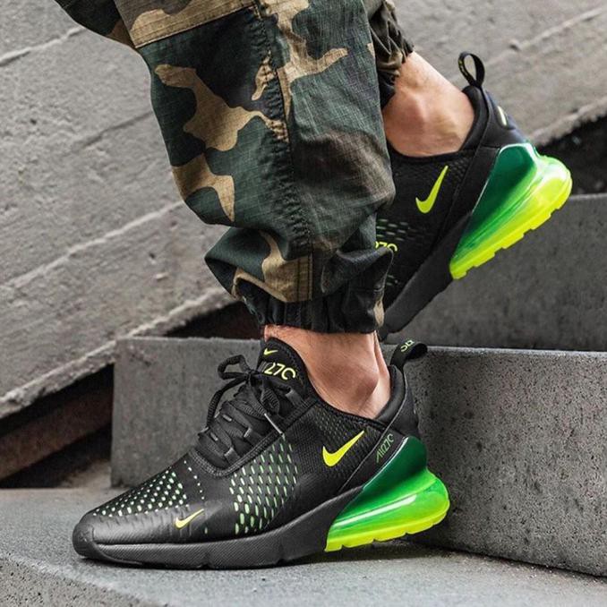 Kualitas Terbaik Nike AirMax 270 Black Volt MURAH