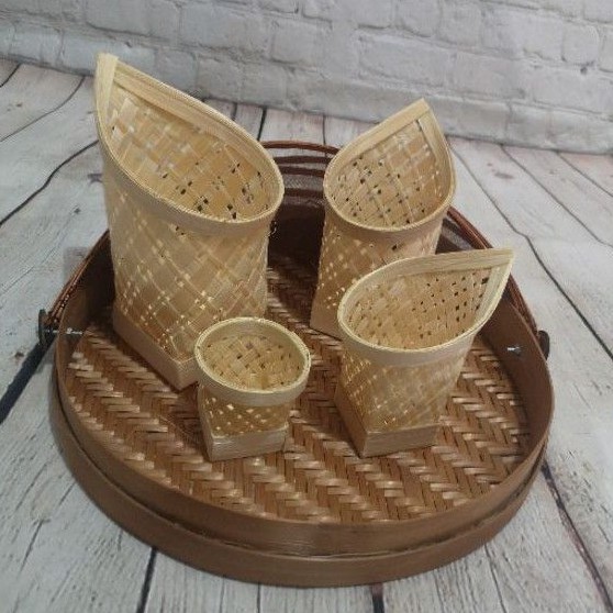 tempat tisu kerajinan bambu geraisurya