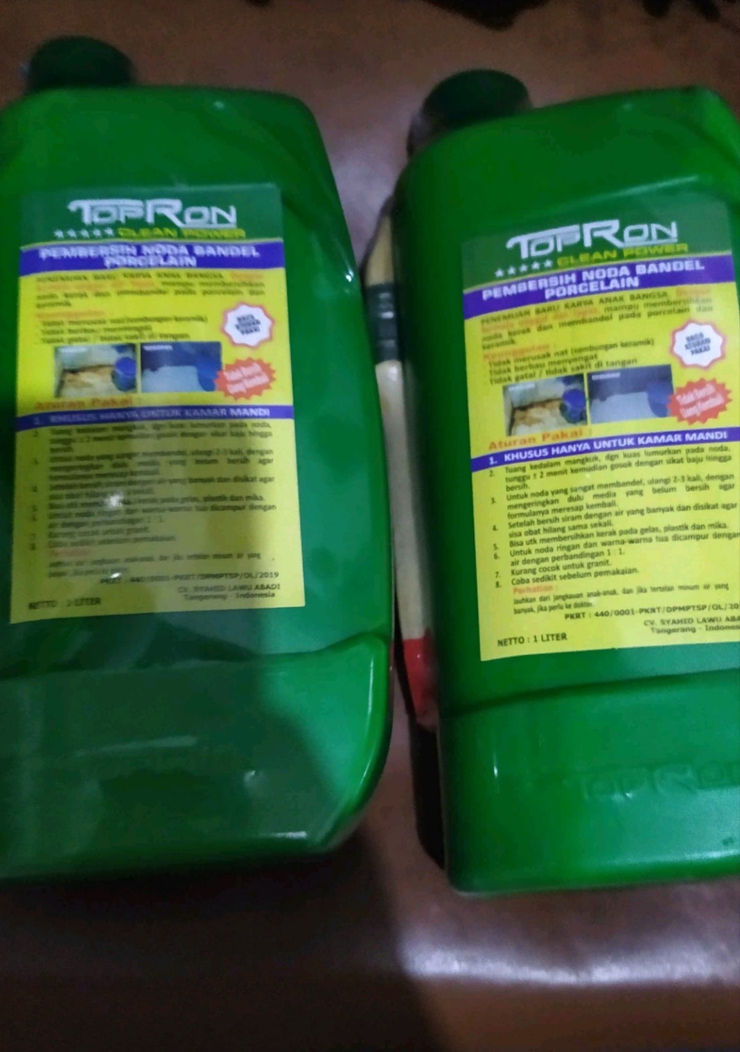 Topron Clean Power Pembersih Kerak Keramik Kamar Mandi 1 Liter