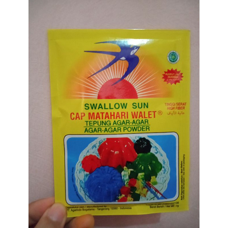 

Agar Agar putih swallow sun