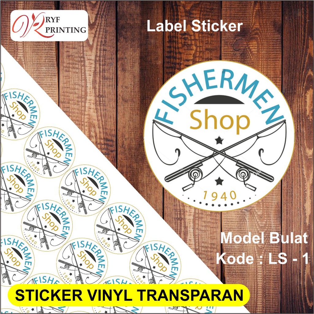 

LABEL STICKER - STICKER VINYL TRANSPARAN