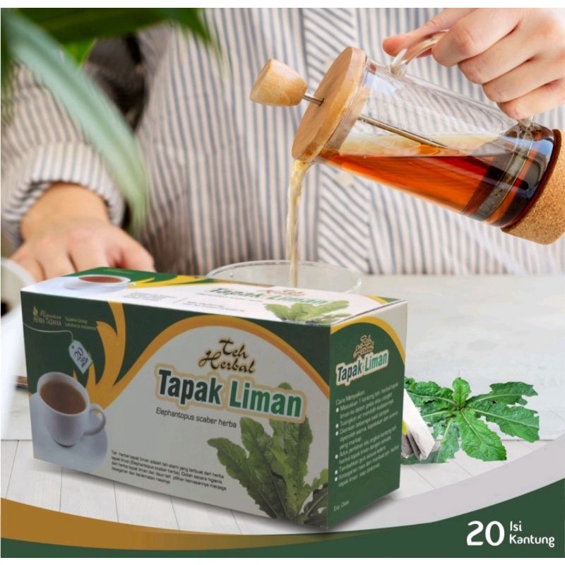 

OBAT HERBAL TEH TAPAK LIMAN ASLI TAZAKKA AMPUH MENGOBATI FUNGSI HATI 1 KOTAK ISI 20 TEH CELUP