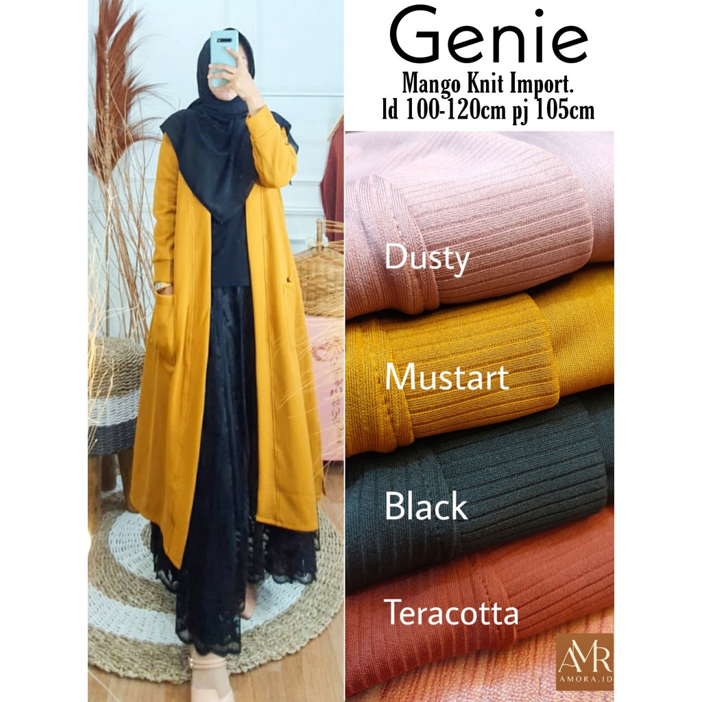 GENIE Mango Knit import long Cardy