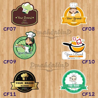 promo cetak stiker a3 gratis desain label logo makanan