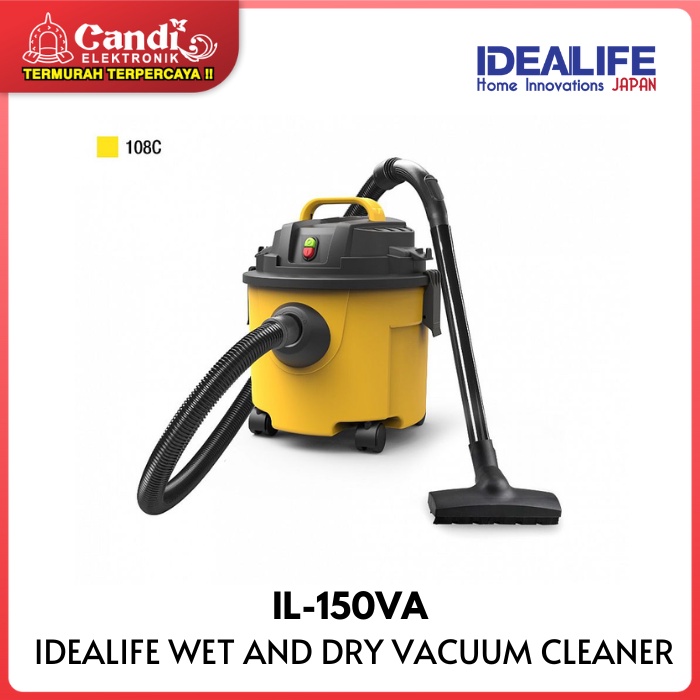 IDEALIFE Wet & Dry Vacuum Cleaner IL-150VA