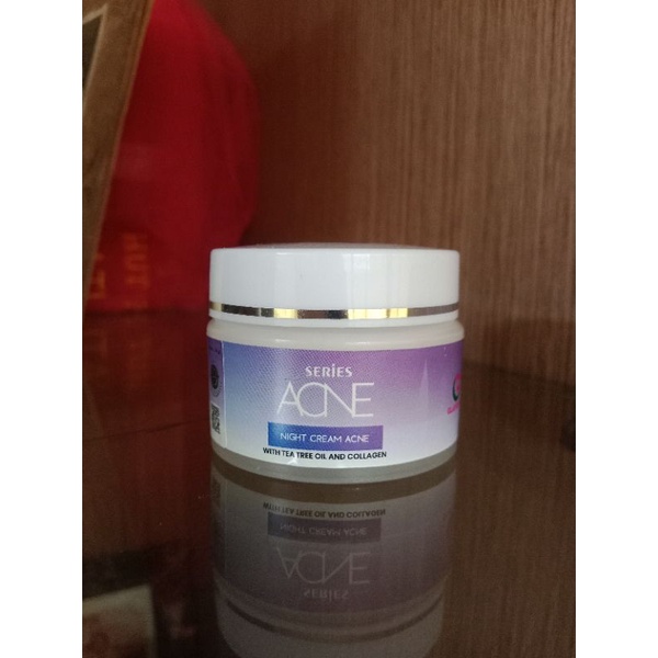 PRELOVED Acne Night cream Glafidsya medika Harga PAS