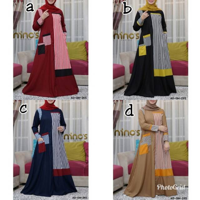 Hadir Lagi Model Terbaru Dari Ninos Design Gamis Terlaris Gamis Terbaru Geser Foto Kesamping Shopee Indonesia