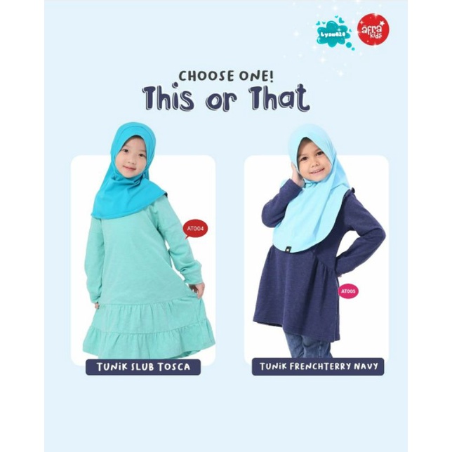 Tunik Basic AT004 Tosca dan AT005 Navy