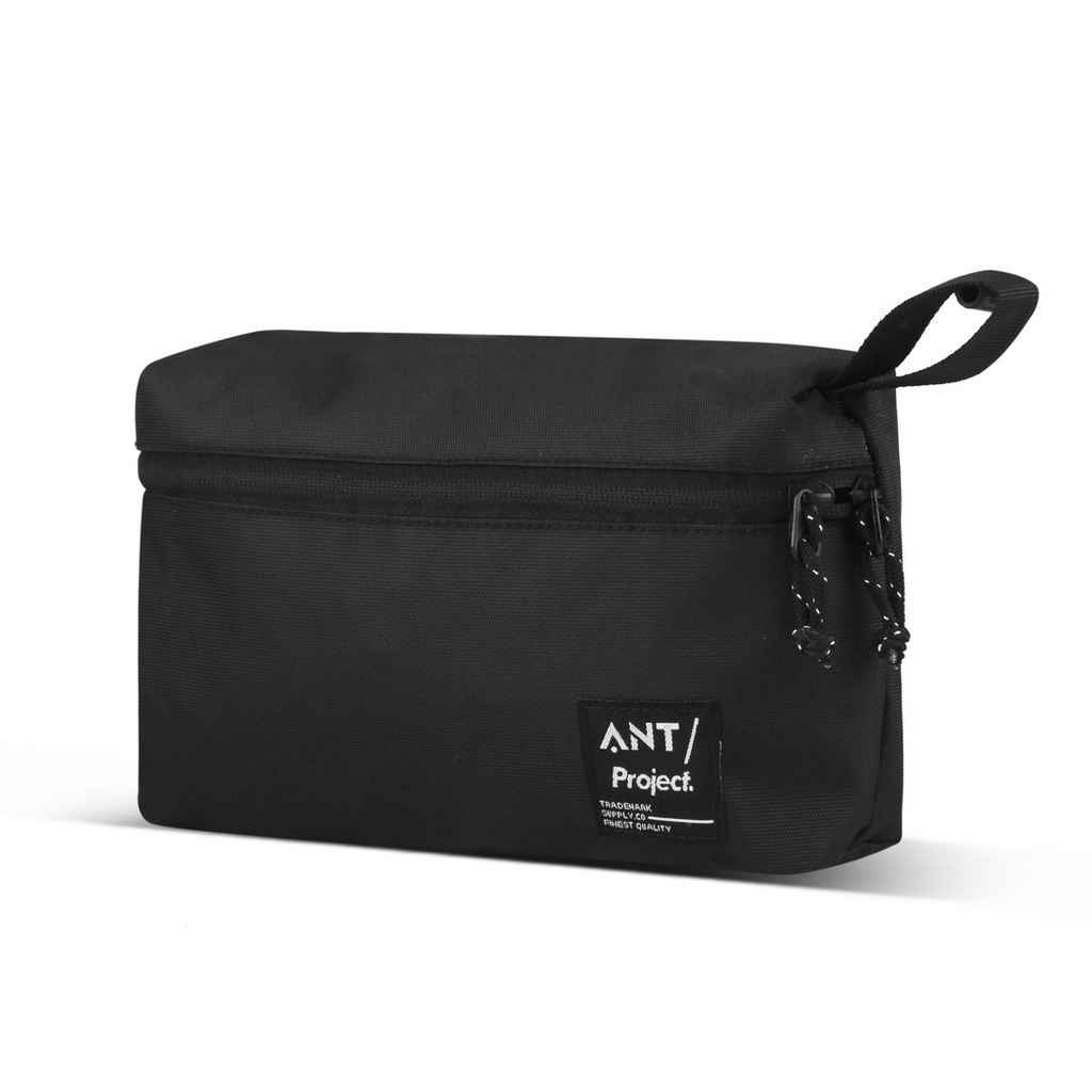 ANT PROJECT - Clucth Bag MORE Hitam Unisex Anti air