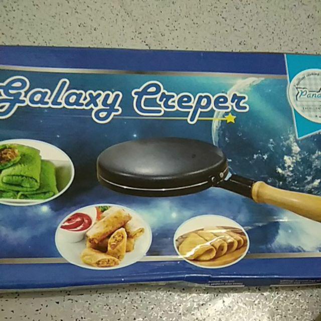 Galaxy Crepe Pan Maker Wajan Terbalik Teflon Anti Lengket Cetakan Kue Kulit Risole Lumpia Praktis
