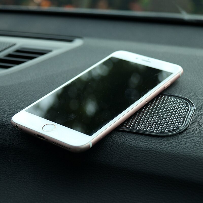 [BISA COD] Dudukan Sticky pad anti slip dashboard HP koin kartu mobil -Phone Holder-Tempat HP Koin Mobil