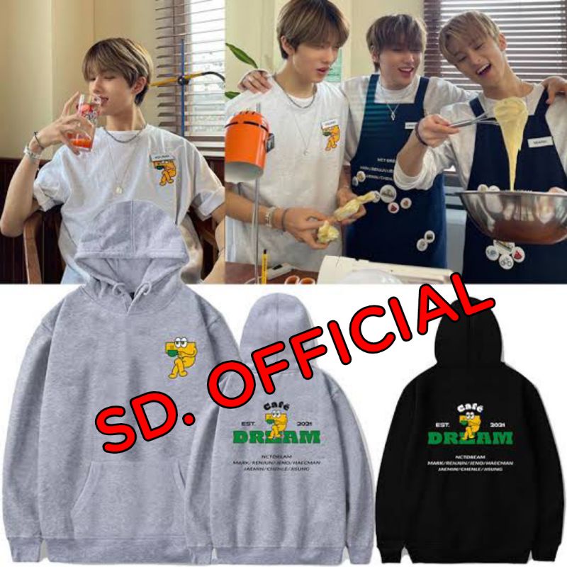 Jaket Hoodie Jumper NCT Dream Cafe Sablon Depan Belakang