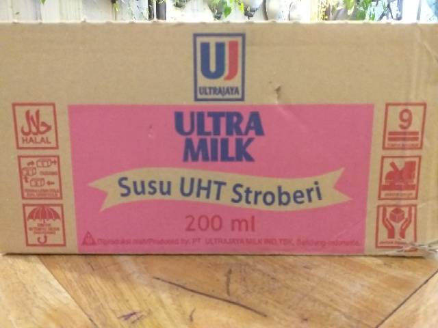 Susu Ultramilk UHT 200 ml kartonan isi 24 pcs (KHUSUS INSTAN)