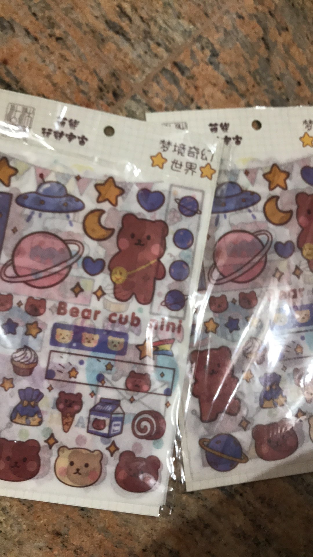 Stiker Kartun Beruang Permen Lucu Gaya Korea untuk Stiker Kartun Beruang Permen Lucu Gaya Korea untuk