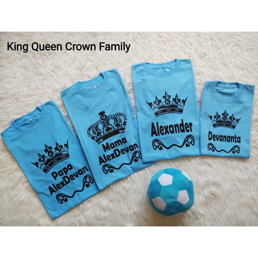 King Queen Crown Family Kaos Couple Hits