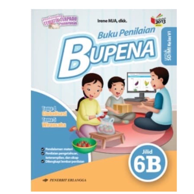 Buku Penilaian Bupena Kelas 6B SD MI