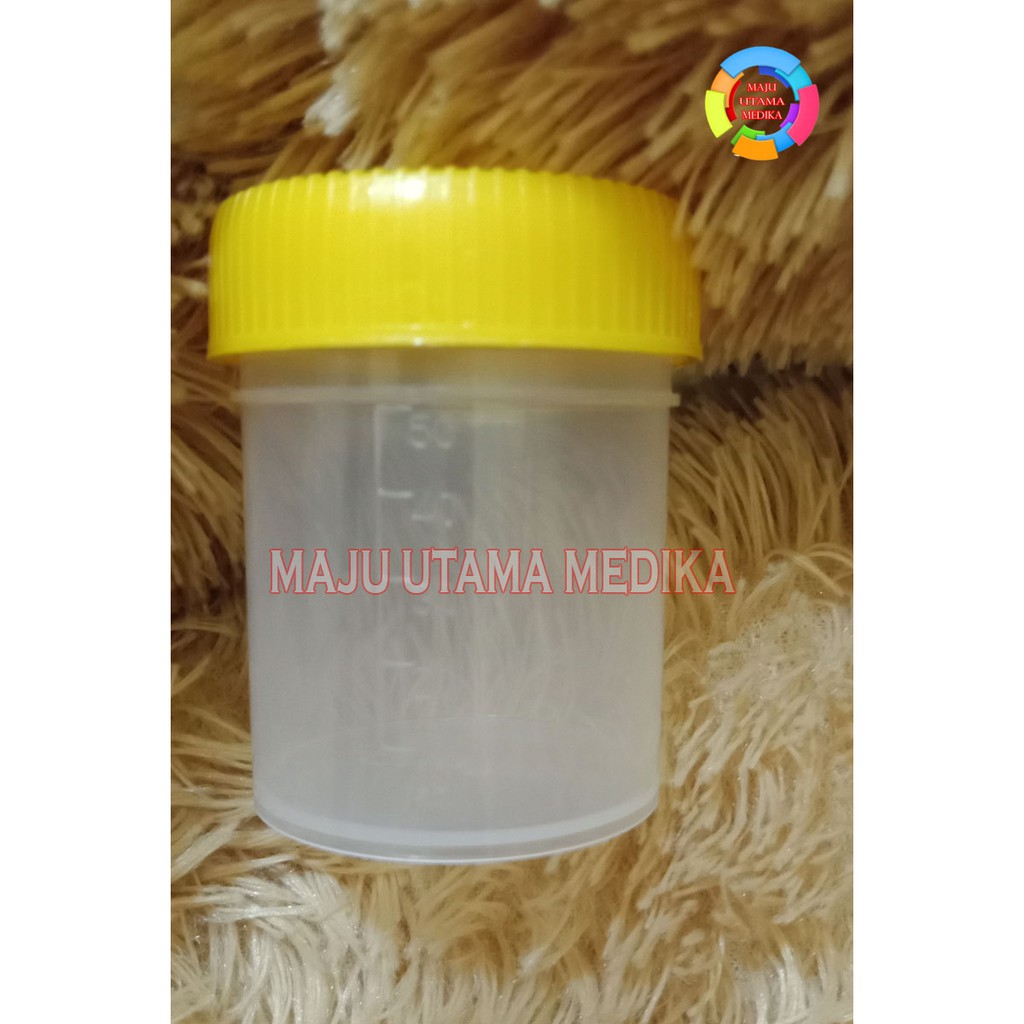 Urine Container 60ml Eceran Pcs Wadah Urine , Pot Urine Onemed