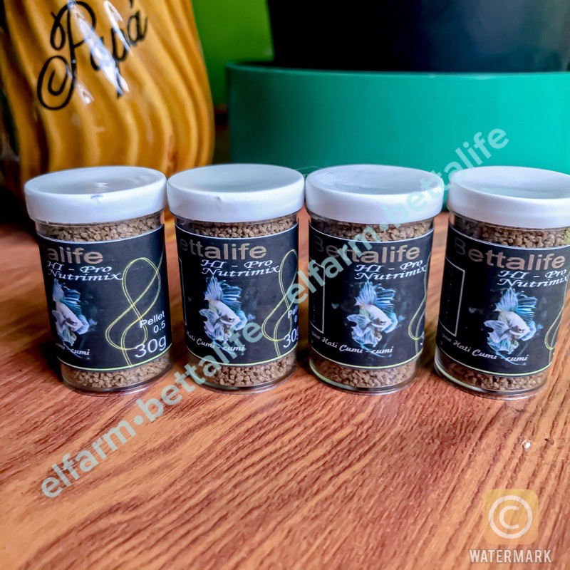 MAKANAN IKAN CUPANG / PAKAN CUPANG / PELET CUPANG / PELLET BURAYAK CUPANG / PELET IKAN CUPANG HIAS