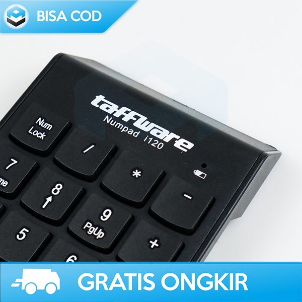 KEYBOARD ANGKA WIRELESS NUMERIC USB 2.0 SENSOR SWITCH BY TAFFWARE 10M