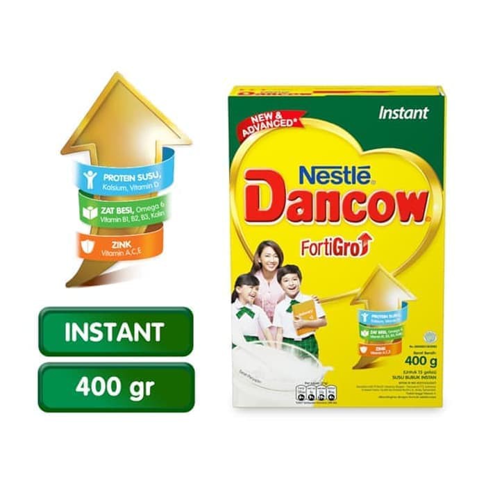 KK SUSU [PROMO] Dancow Enriched Fortigro Instant 400 gram