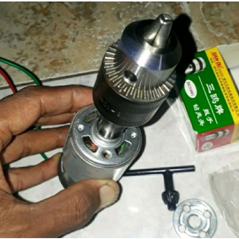 Set Adaptor Konektor Dinamo ke Mesin Bor