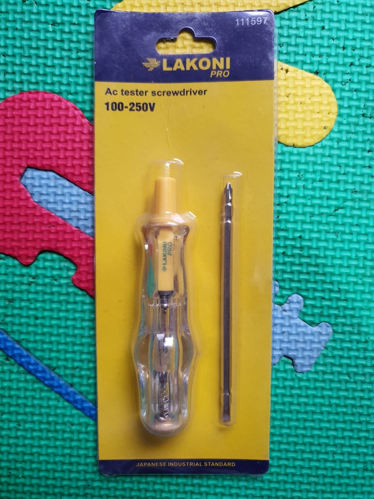 Lakoni Pro Obeng Tespen Ac Tester Screwdriver -111597