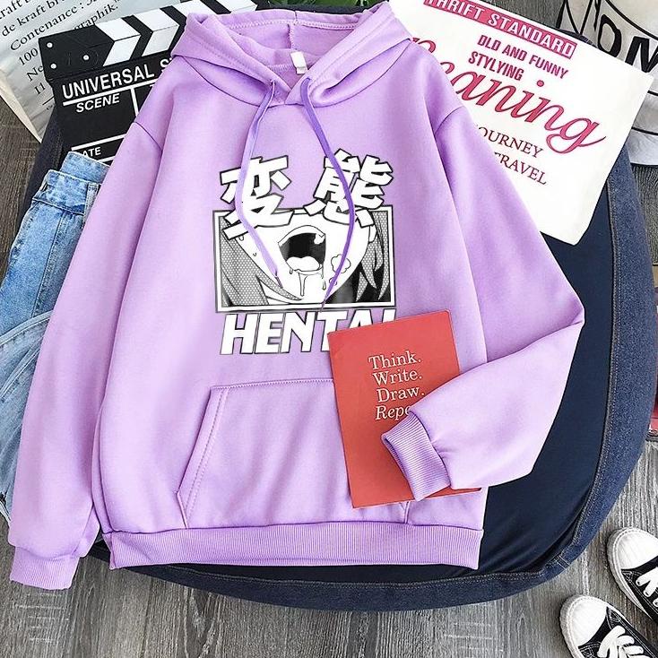 Big Sale Hoodie Anime Ahegao Hentai kartun Termurah | Hoodie jaket streetwear pria/wanita keren