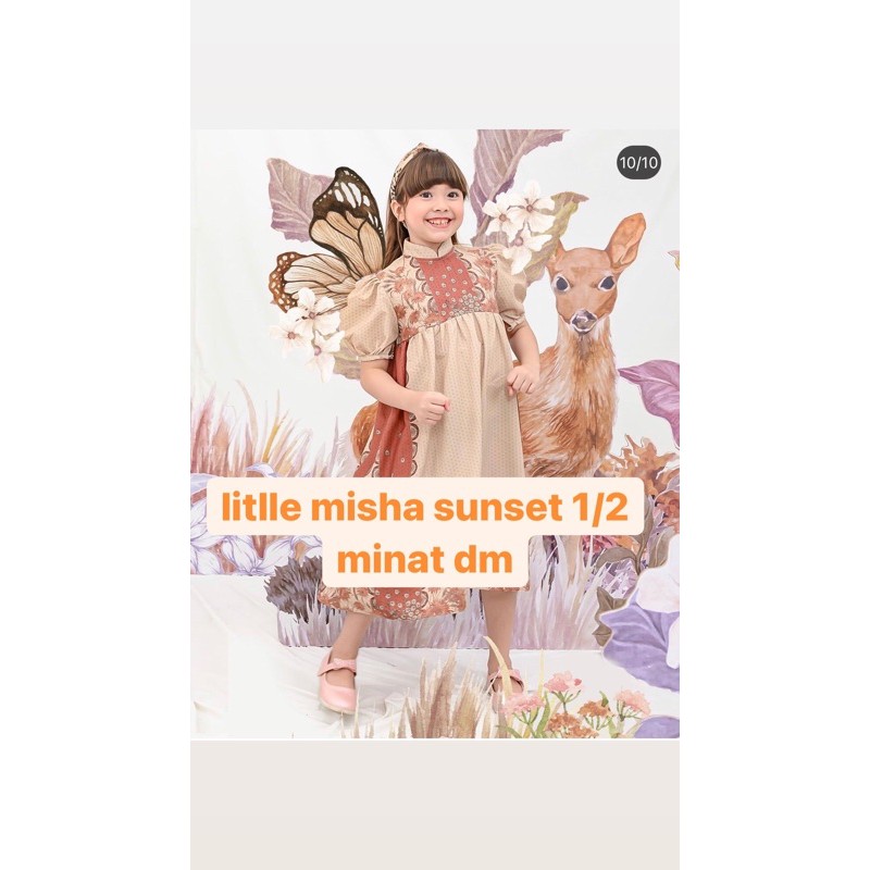 little misha sunset wearing klamby