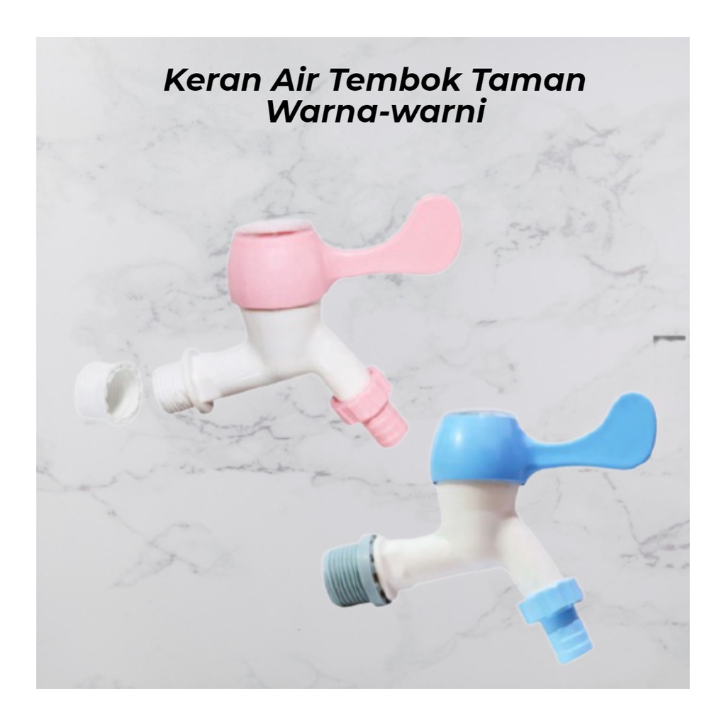 Jual Kran Keran Air Tembok Taman Warna Inch Pvc Kran Plastik Jumbo Inch Shopee Indonesia