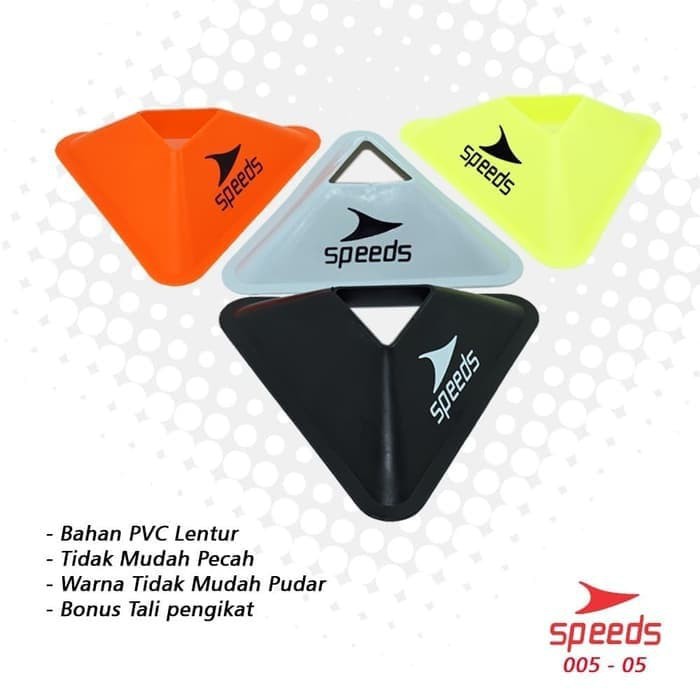 Cone Mangkuk SPEEDS 1 pcs Alat Olahraga Latihan Kun Mangkok Marker Sports Terbaru 005-5
