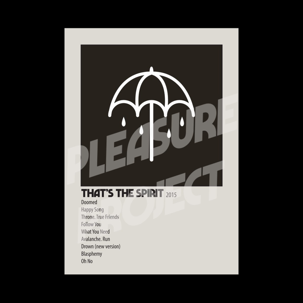 POSTER BAND BRING ME THE HORIZON - THAT'S THE SPIRIT