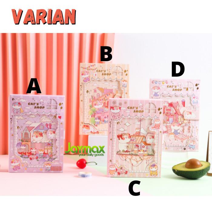 

Magnetic Notebook Cat's Shop / Diary Jurnal agenda Buku tulis