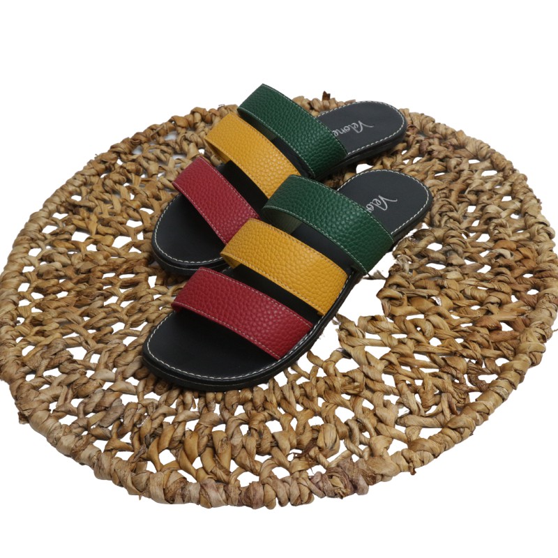 Sandal Papirut Velonesia Bisa COD Sandal Wanita Papirut Murah Sandal Kulit  Kokop EDCK001 - Aurora-4