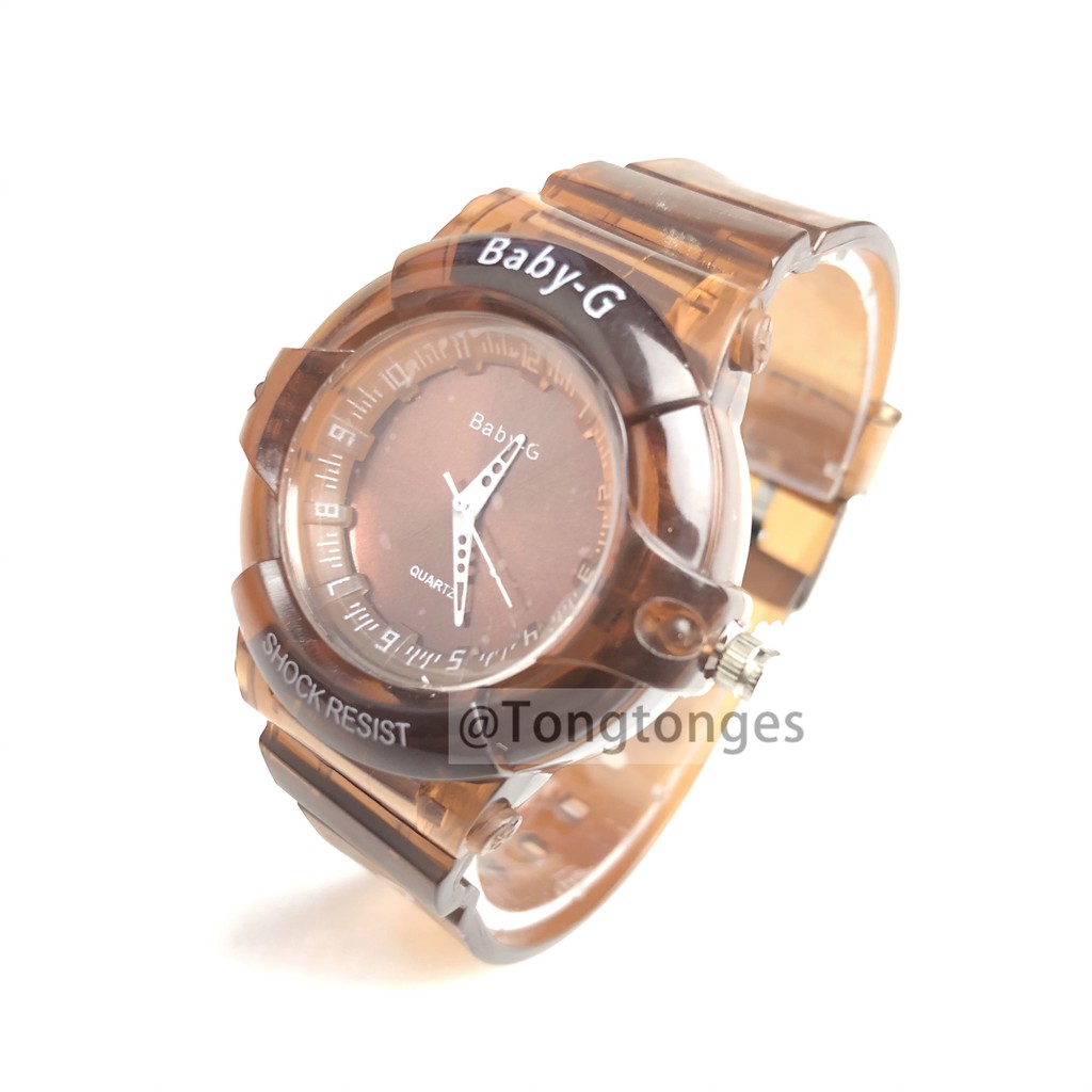 COD JAM TANGAN WANITA RUBBER MAGNET MURAH CASIO BABY G TRANSPARANT IMPORT GROSIR MURAH G-SHOCK A26