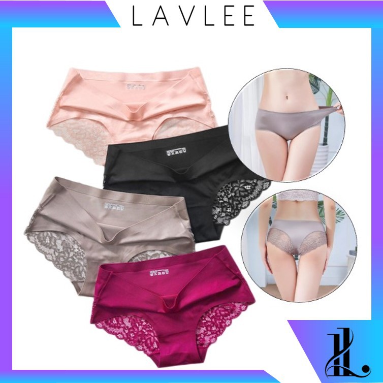 LAVLEE C782 Celana Dalam Wanita Renda Seamless / Women Underwea / CD Wanita  / Kolor Wanita