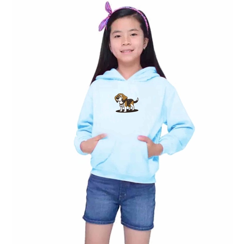 Hoodie Dog brownies Anak Fleece Pakaian Anak