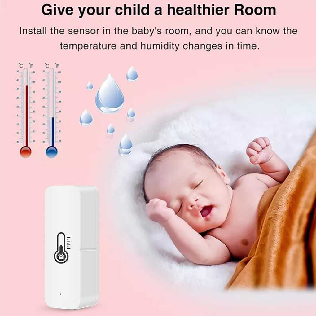 Smart Temperature and Humidity Sensor Real Time WiFi TY-03