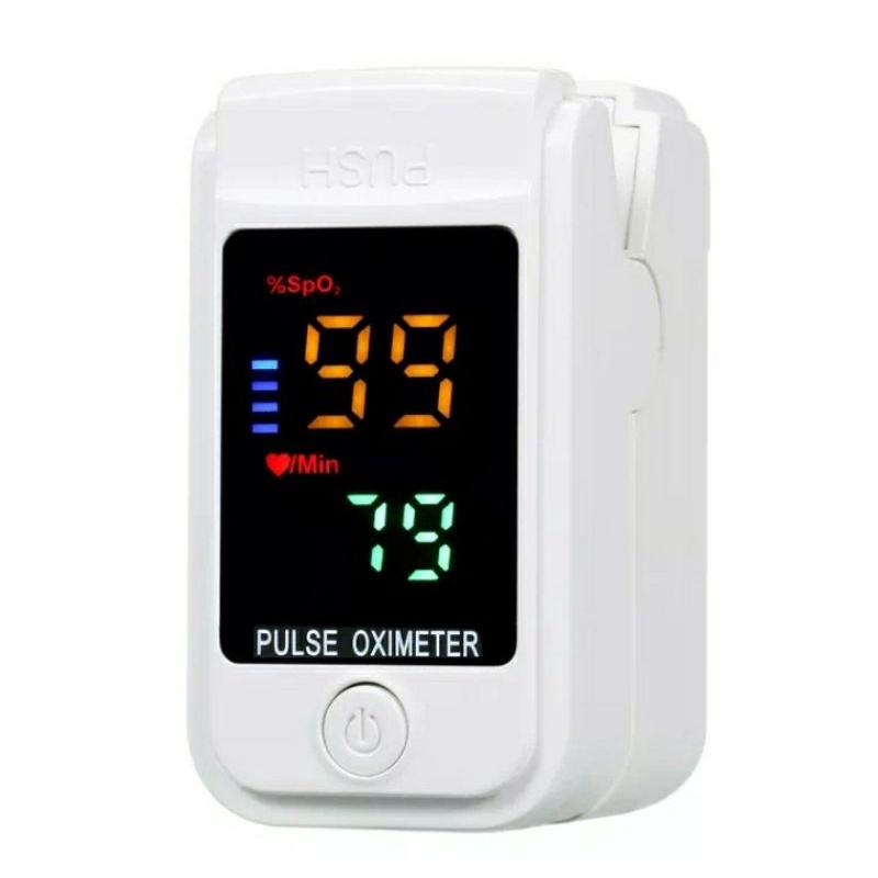 Pulse Oximeter Fingertip Oximeter Warna Putih