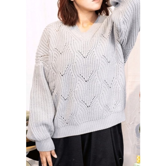 Sweater Rajut ZENIE OVERSIZE | Type 3 Get | Rajut TEBAL Premium | Sweater Rajut