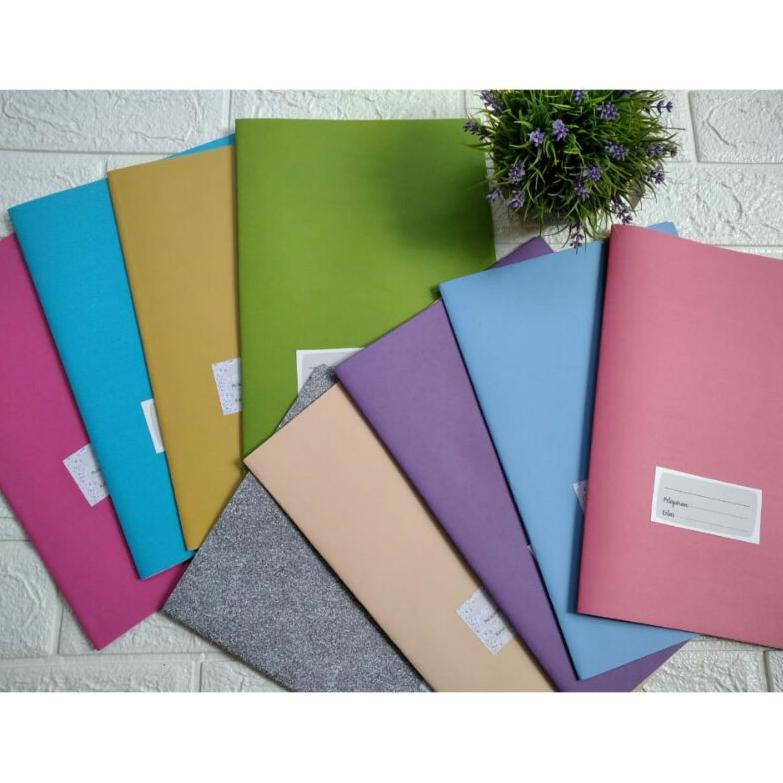 

[KODE NIVIZ] Sampul Buku Polos Premium Ukuran Boxy /Bigboss (1 Pack=10 lembar)